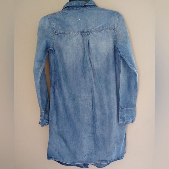 Jessica Simpson Denim Color Shirt Dress Size XS - Picture 2 of 10